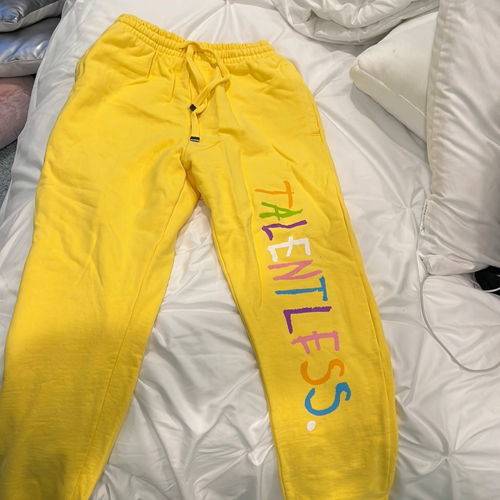 Yellow Talentless Sweatpants